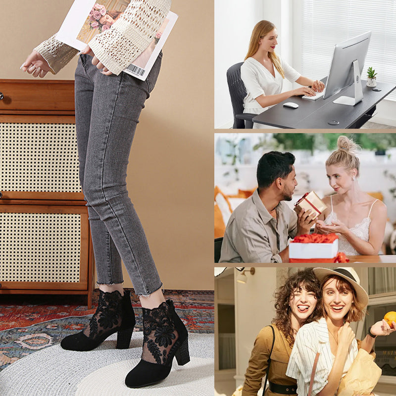 Ula™ - Lace-up Ankle Boots