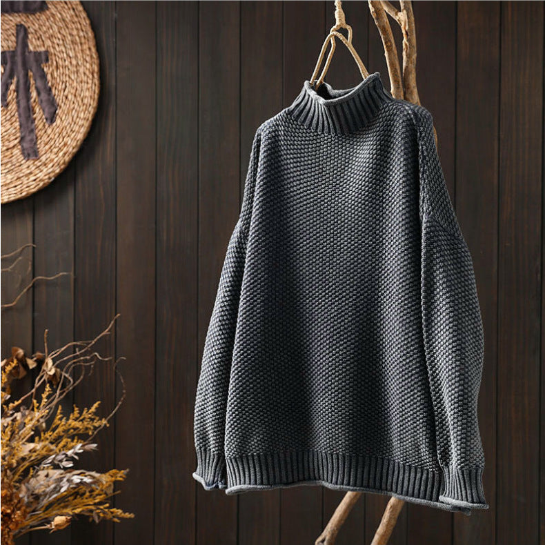 Lucy - High Neck Knitted Sweater
