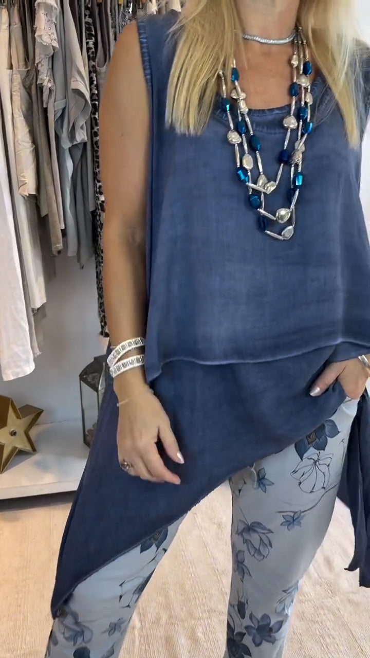 Fiorenza™ - Casual Blouse with Irregular Double Hem