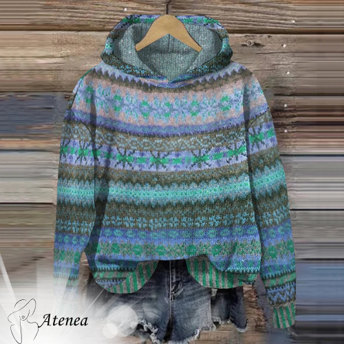 Atenea - Retro Ethnic Hoodie