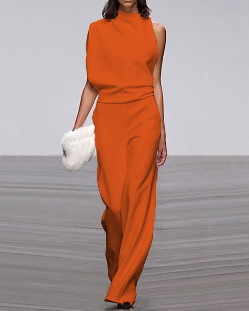 Kate™ - Elegant High-Neck Jumpsuit
