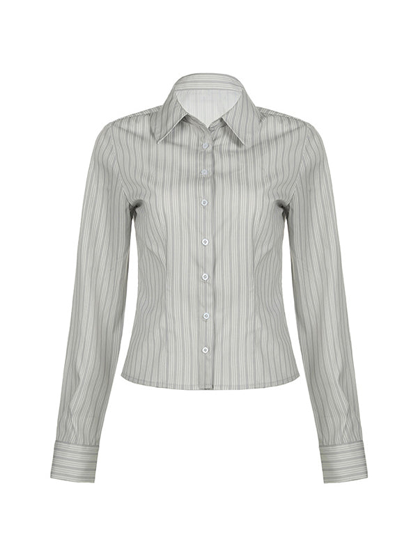 Lanna - Striped Blouse for Women