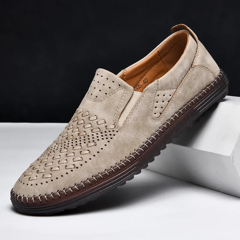 Cristian - Leather loafers for men