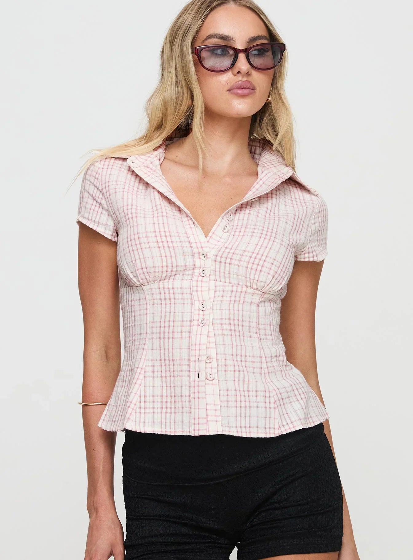 Sacha - Short Sleeve Blouse