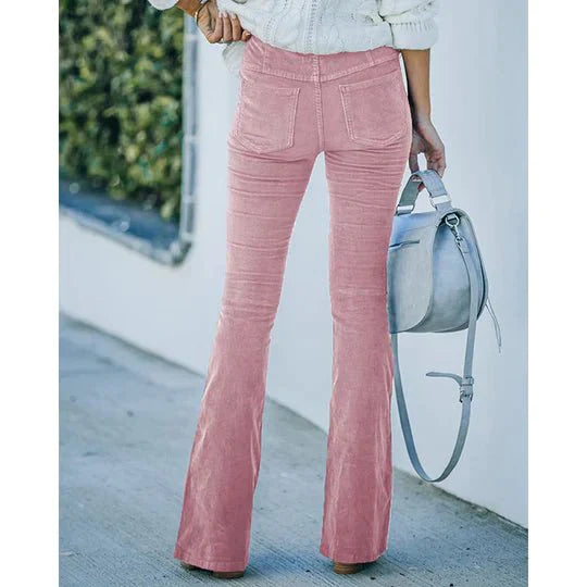 Ariyah - Flared Corduroy Trousers