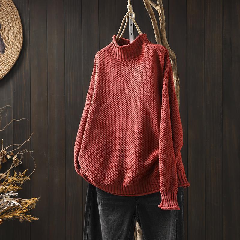 Lucy - High Neck Knitted Sweater