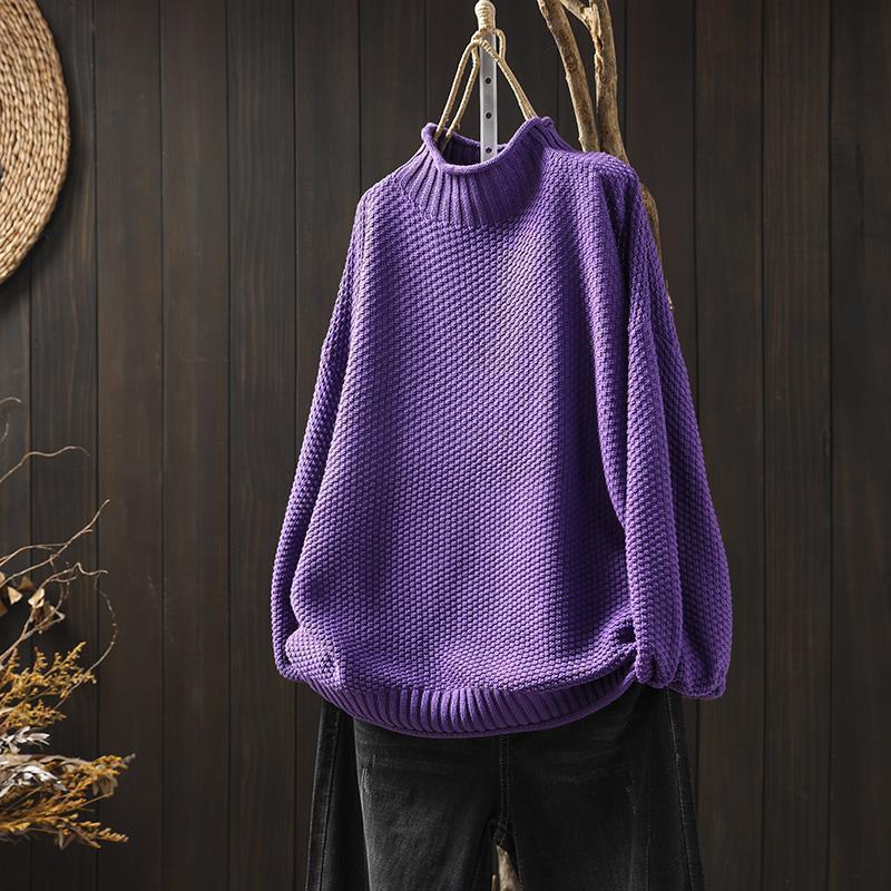 Lucy - High Neck Knitted Sweater