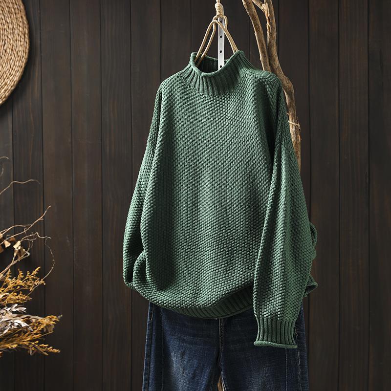 Lucy - High Neck Knitted Sweater