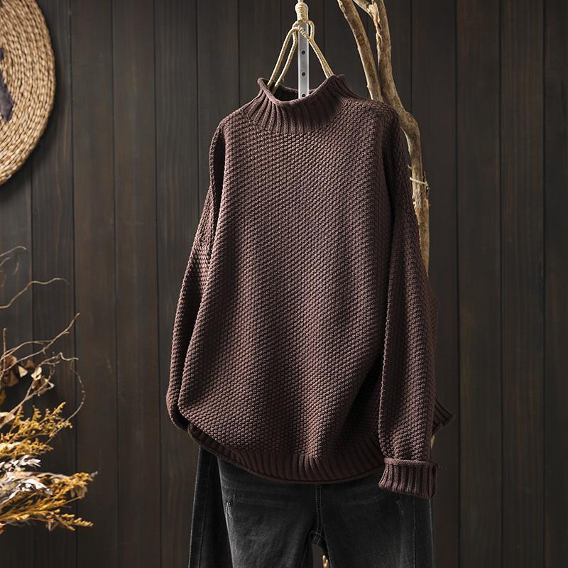 Lucy - High Neck Knitted Sweater