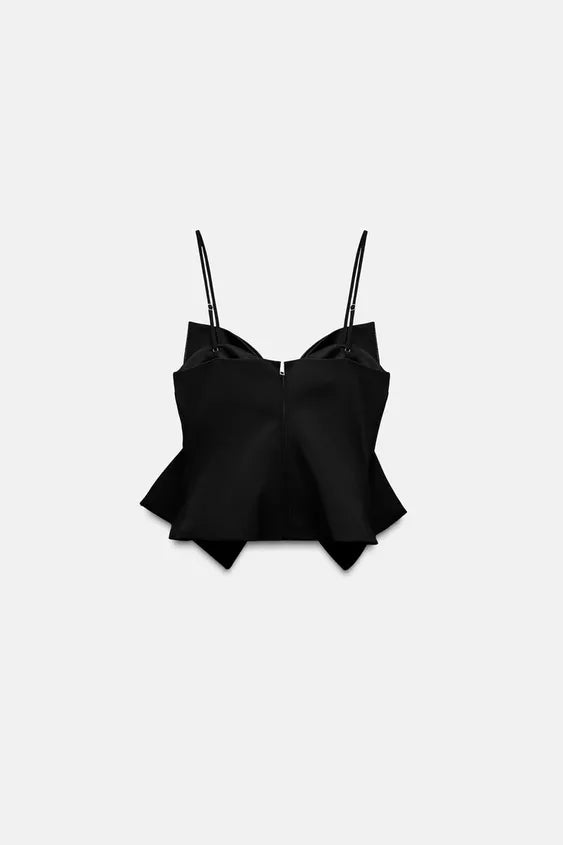 Gema - Bow Crop Top