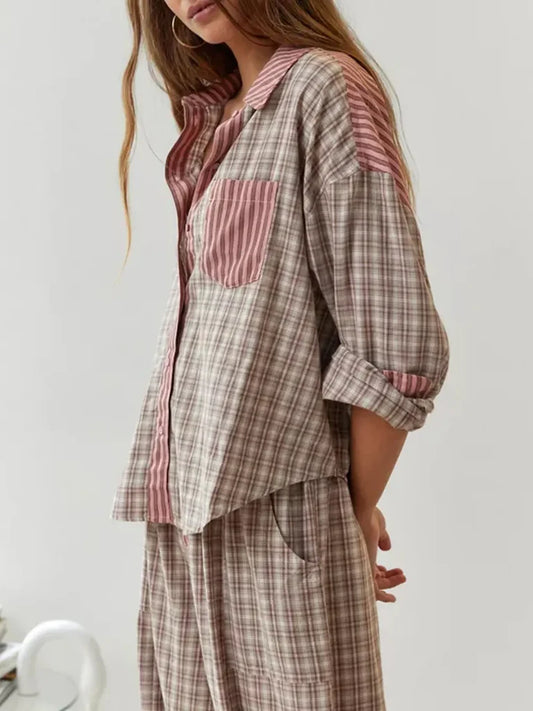 Hana™ - Pyjama Set with Trousers and Shirt