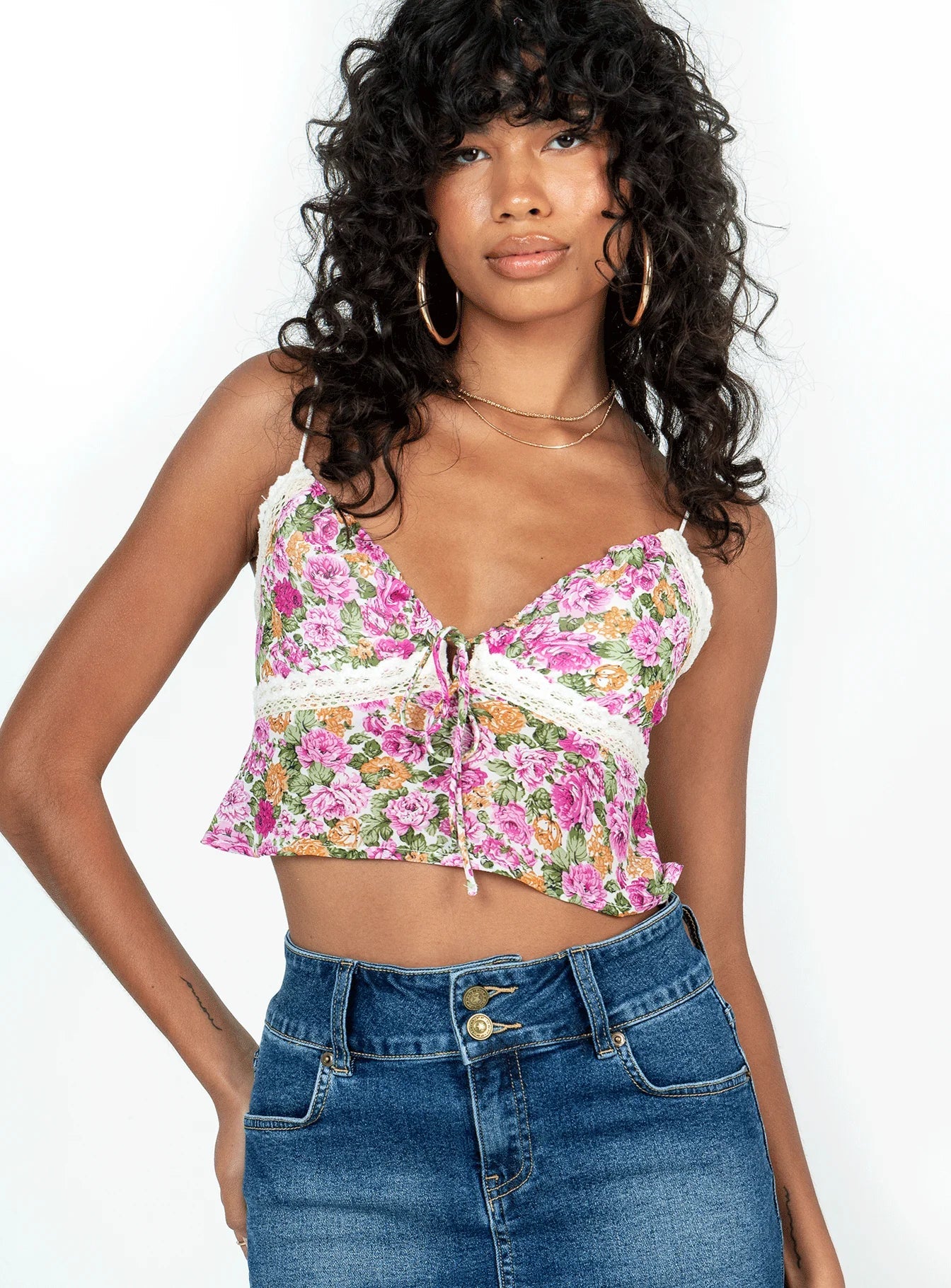 Eglé - Floral Strappy Top