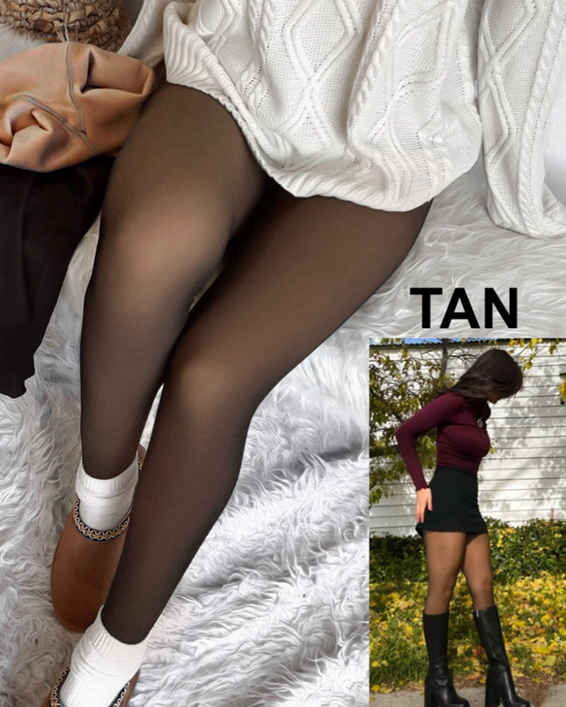 Mary - Sheer Tights with Lining