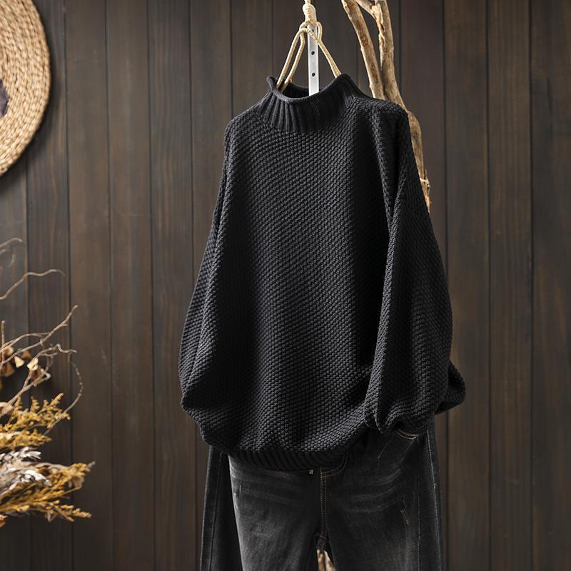 Lucy - High Neck Knitted Sweater