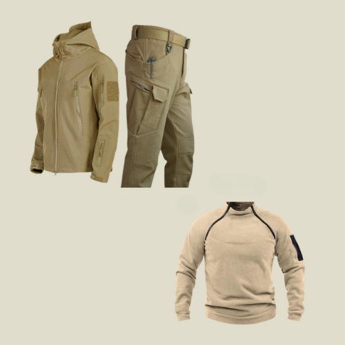 David - Three-piece set: trousers, jacket, and jumper