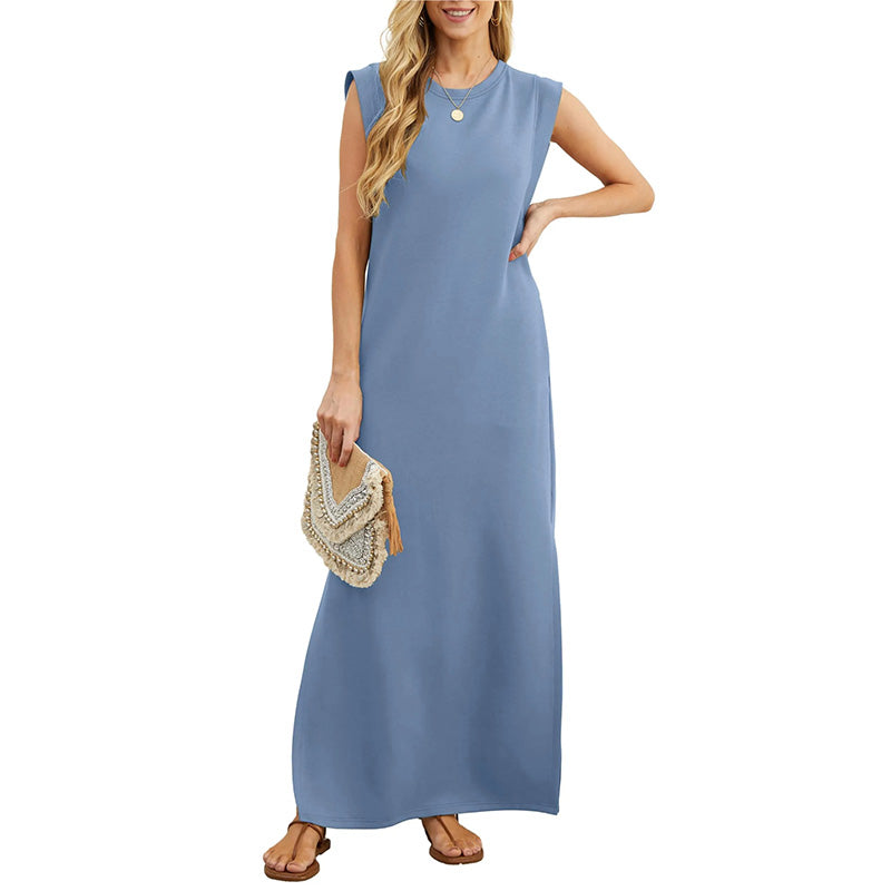 Adrienna - Comfortable Loose-Fitting Long Dress