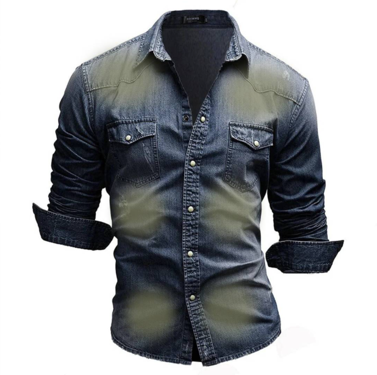 Alan - Men's Denim Shirt