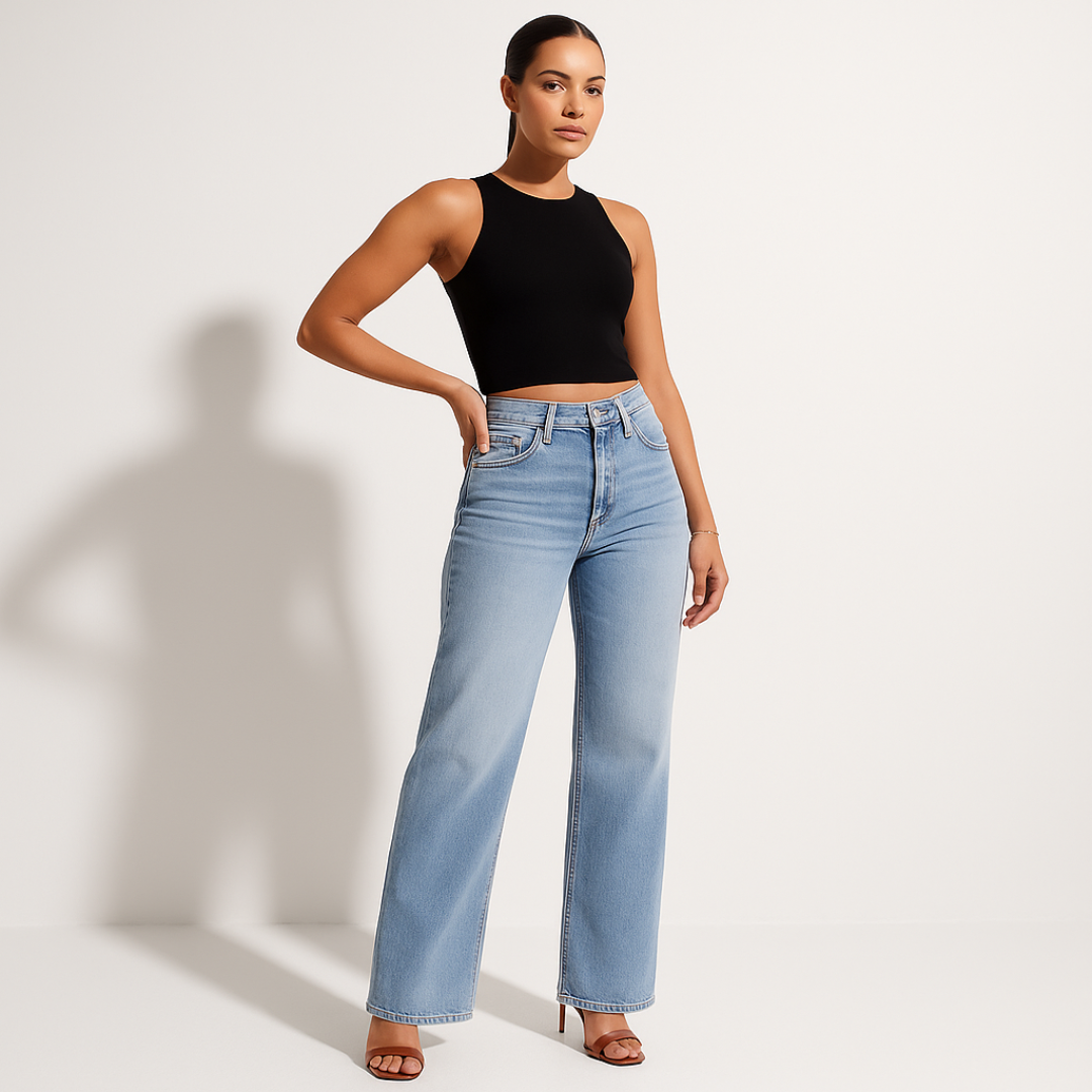 Selena -Mid-Rise Jeans