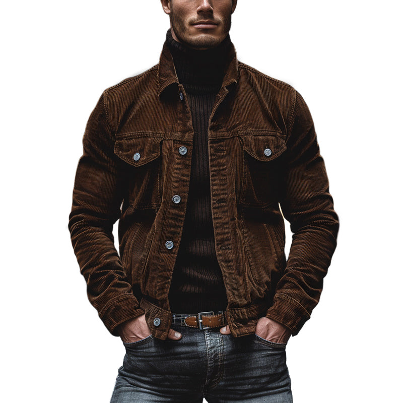 Eddie - Retro Corduroy Jacket for Men