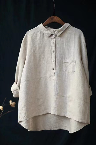 Alondra - Loose-Fit Linen Shirt