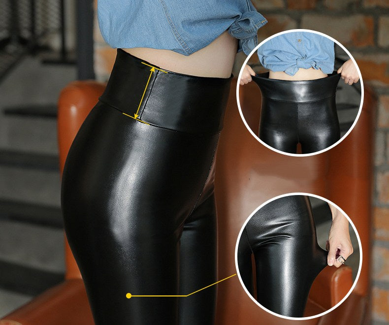 Ruby™ - Thermal Leather Leggings
