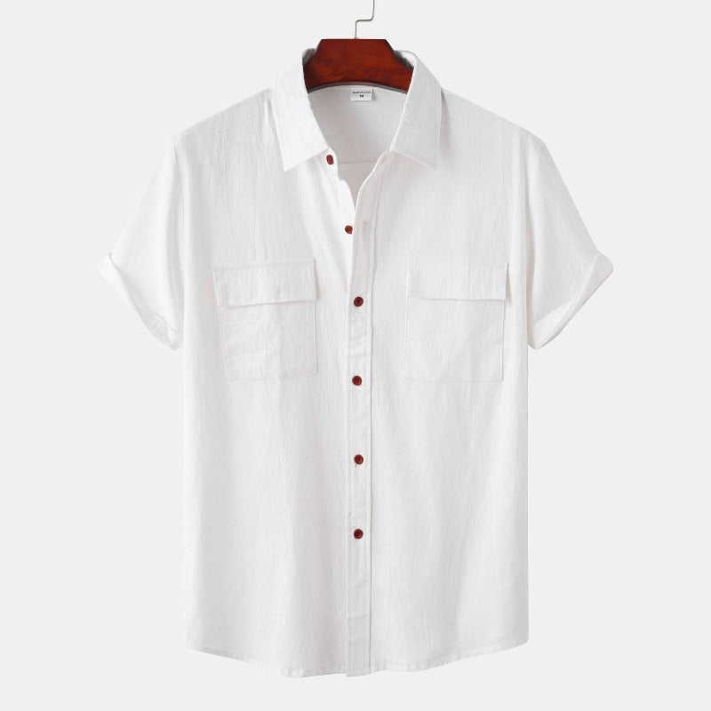 Aurelio - Casual Linen Shirt for Men