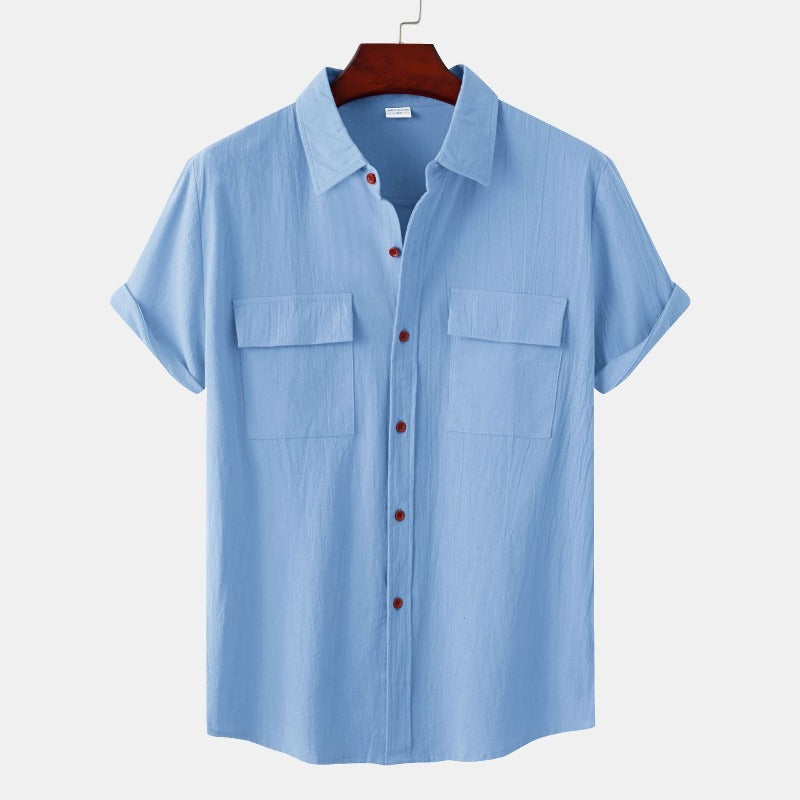 Aurelio - Casual Linen Shirt for Men