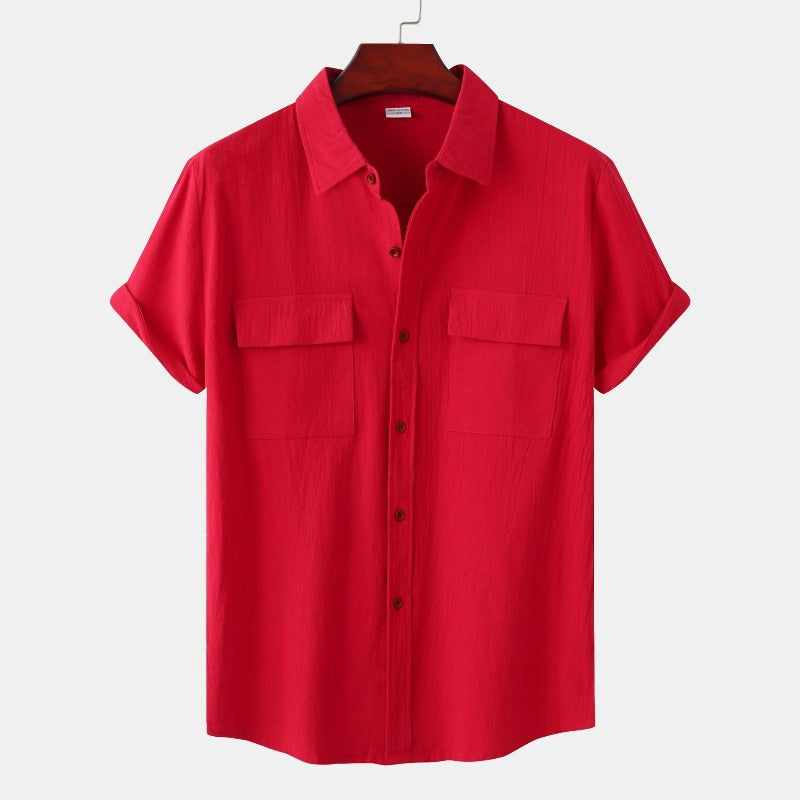Aurelio - Casual Linen Shirt for Men