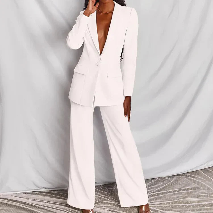 Jolie™ - Casual Blazer and Trousers Set