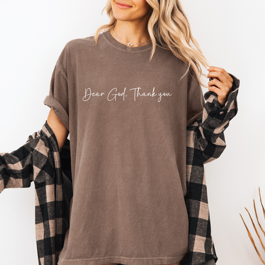 Dear God - Unisex Oversized T-Shirt