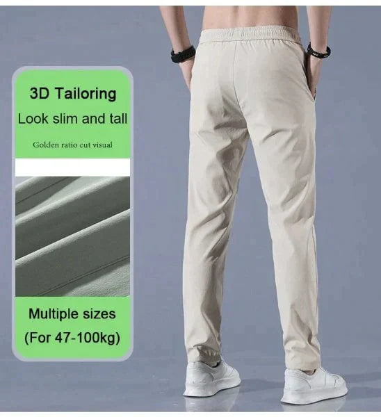 Ronald - Quick Dry Elastic Trousers for Men