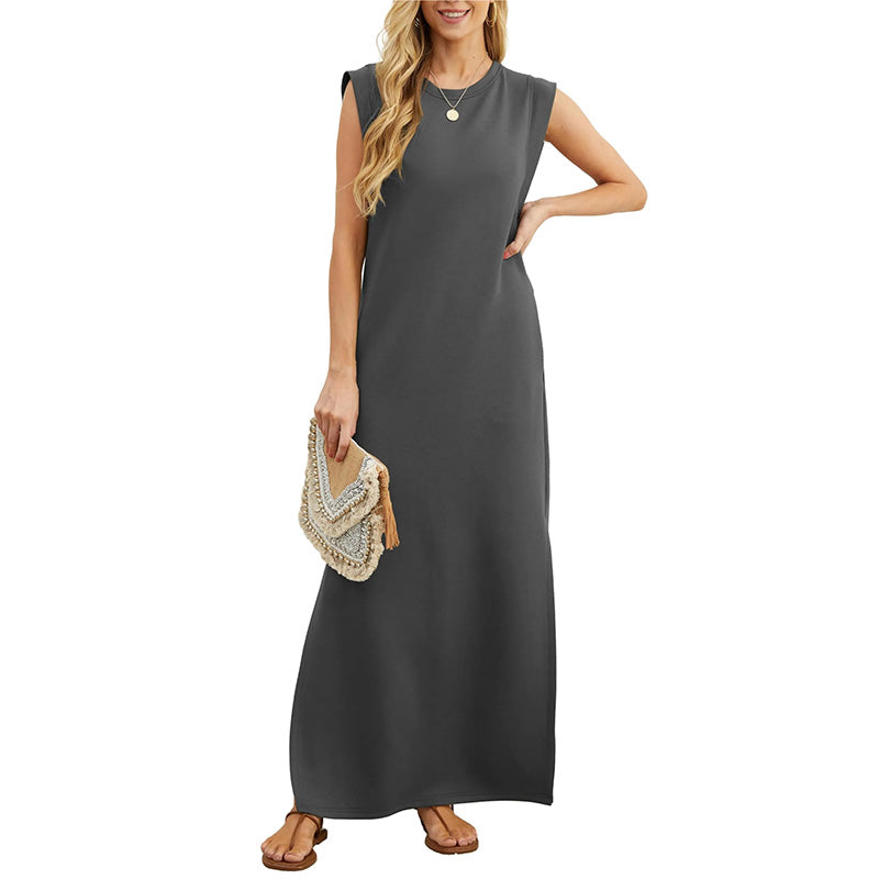 Adrienna - Comfortable Loose-Fitting Long Dress