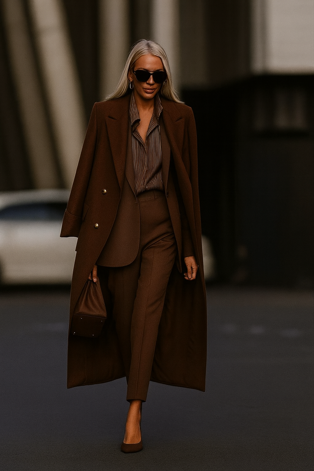 Gianna - Three-Piece Casual Suit: Trousers, Jacket and Parka