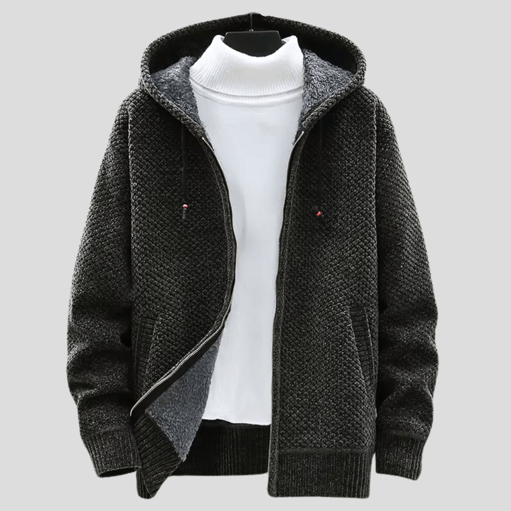 Warner - Knit Hoodie Sweatshirt