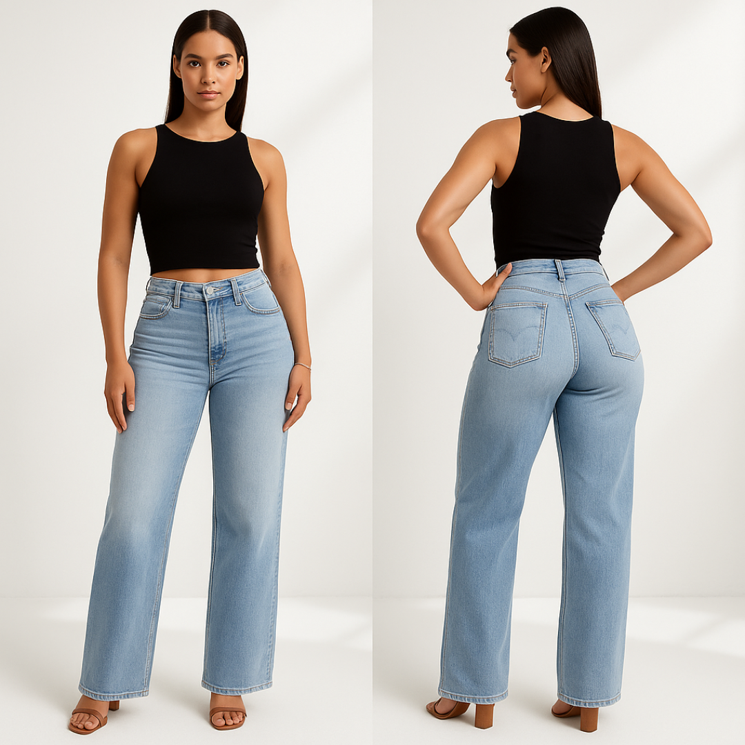 Selena -Mid-Rise Jeans