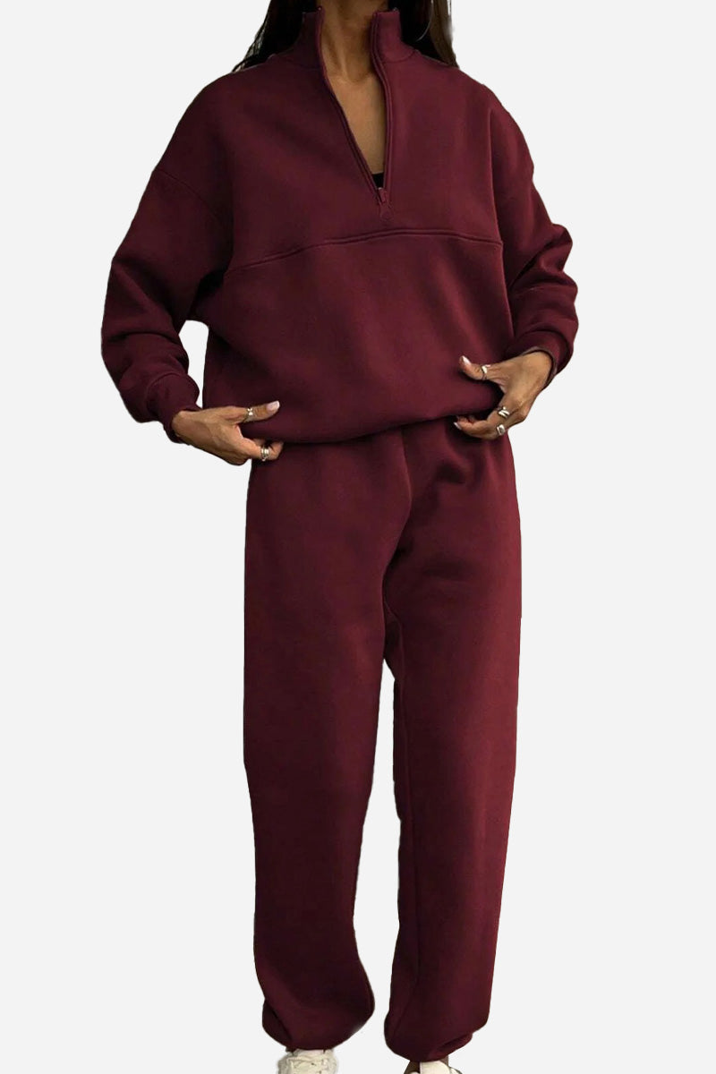 Sahira™ - Comfortable and fresh two-piece tracksuit in a cotton blend