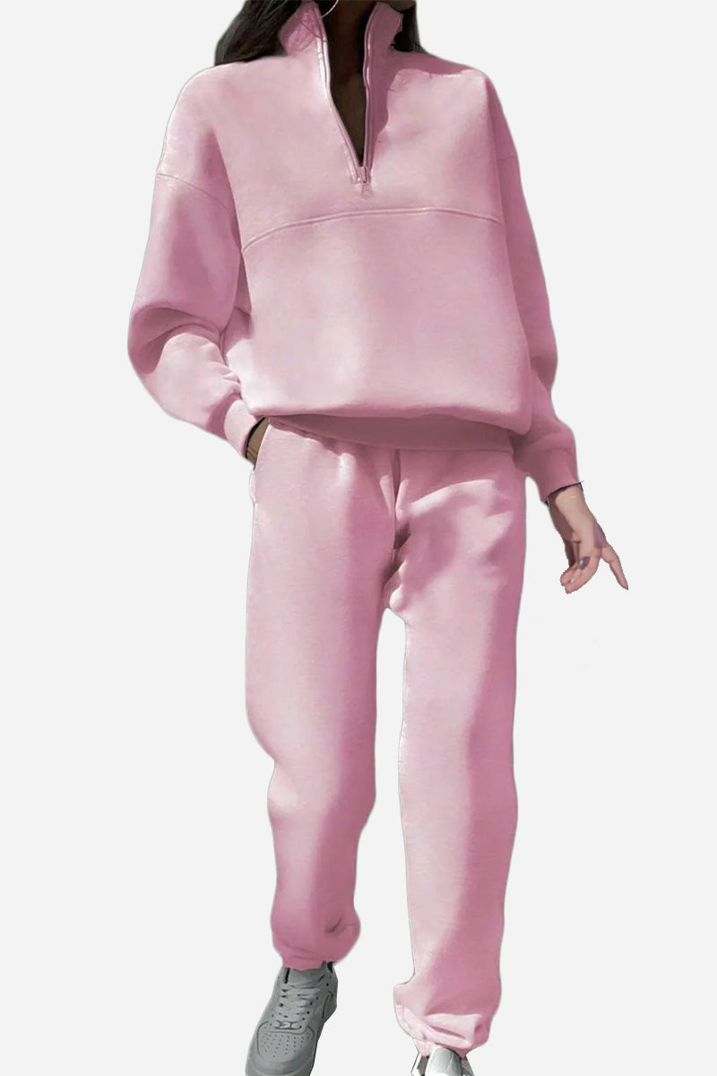 Sahira™ - Comfortable and fresh two-piece tracksuit in a cotton blend
