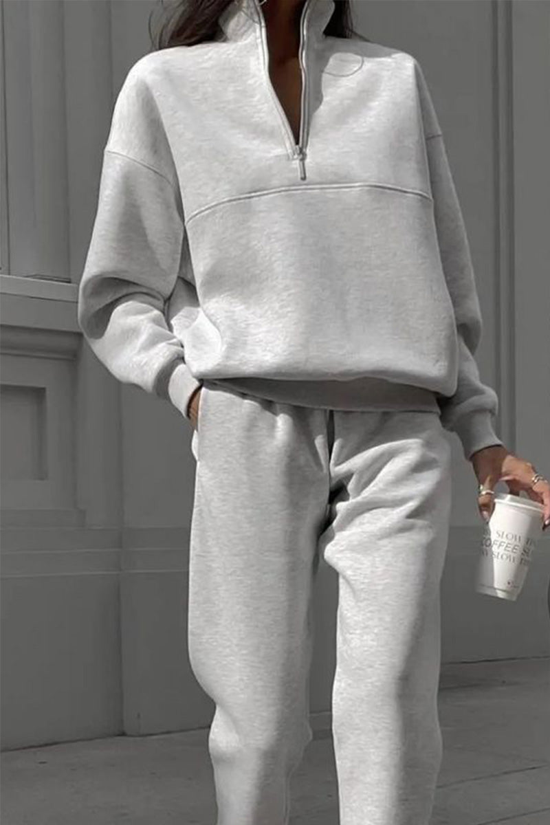 Sahira™ - Comfortable and fresh two-piece tracksuit in a cotton blend