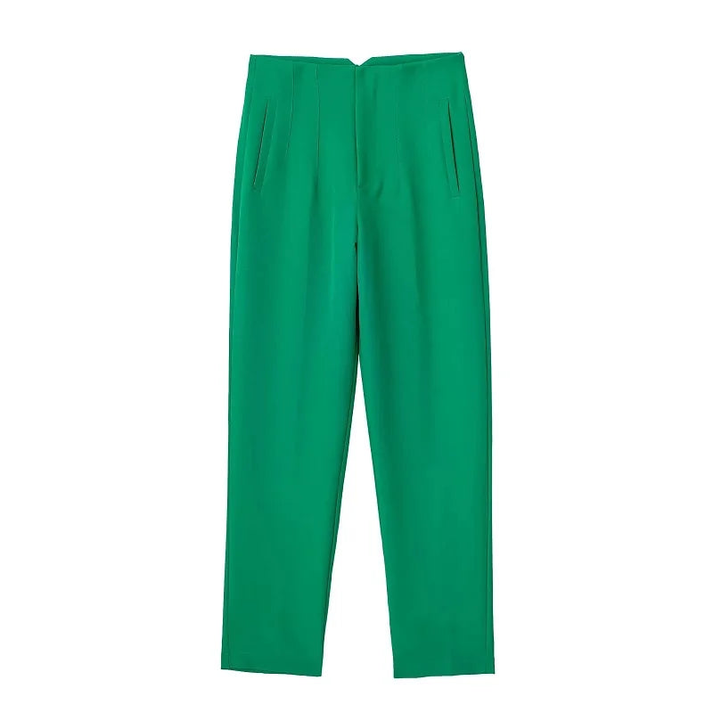 Claude - Elegant High-Waisted Trousers
