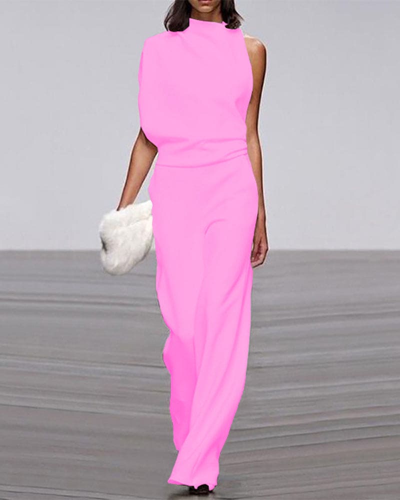 Kate™ - Elegant High-Neck Jumpsuit