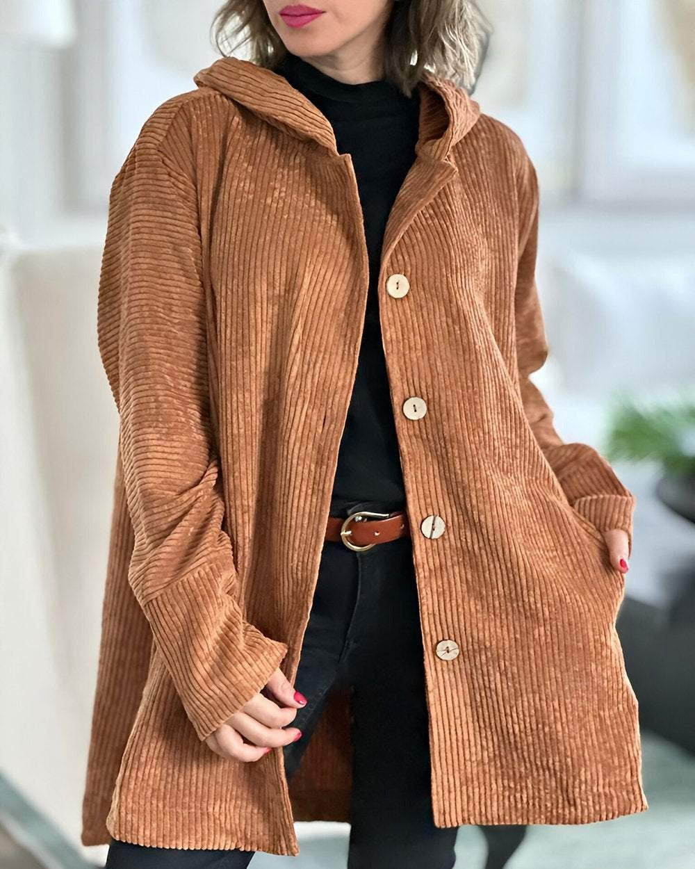 Giovana - Corduroy Casual Jacket