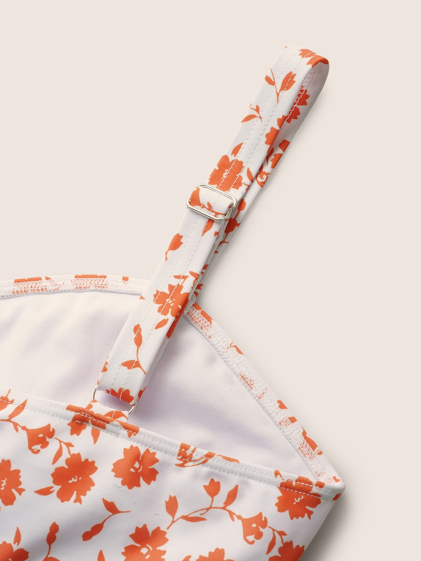 Briella - Floral Ruched Empire Waist Swim Dress