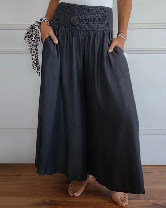 Faina™ - Long Skirt with Elastic Waistband