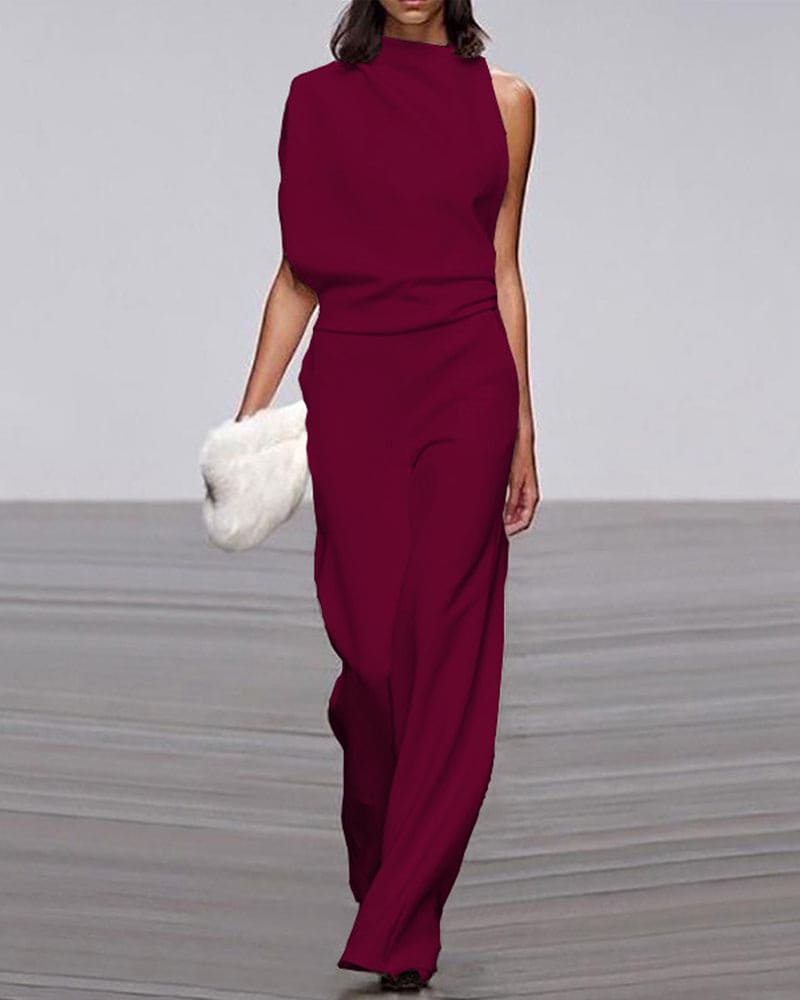 Kate™ - Elegant High-Neck Jumpsuit