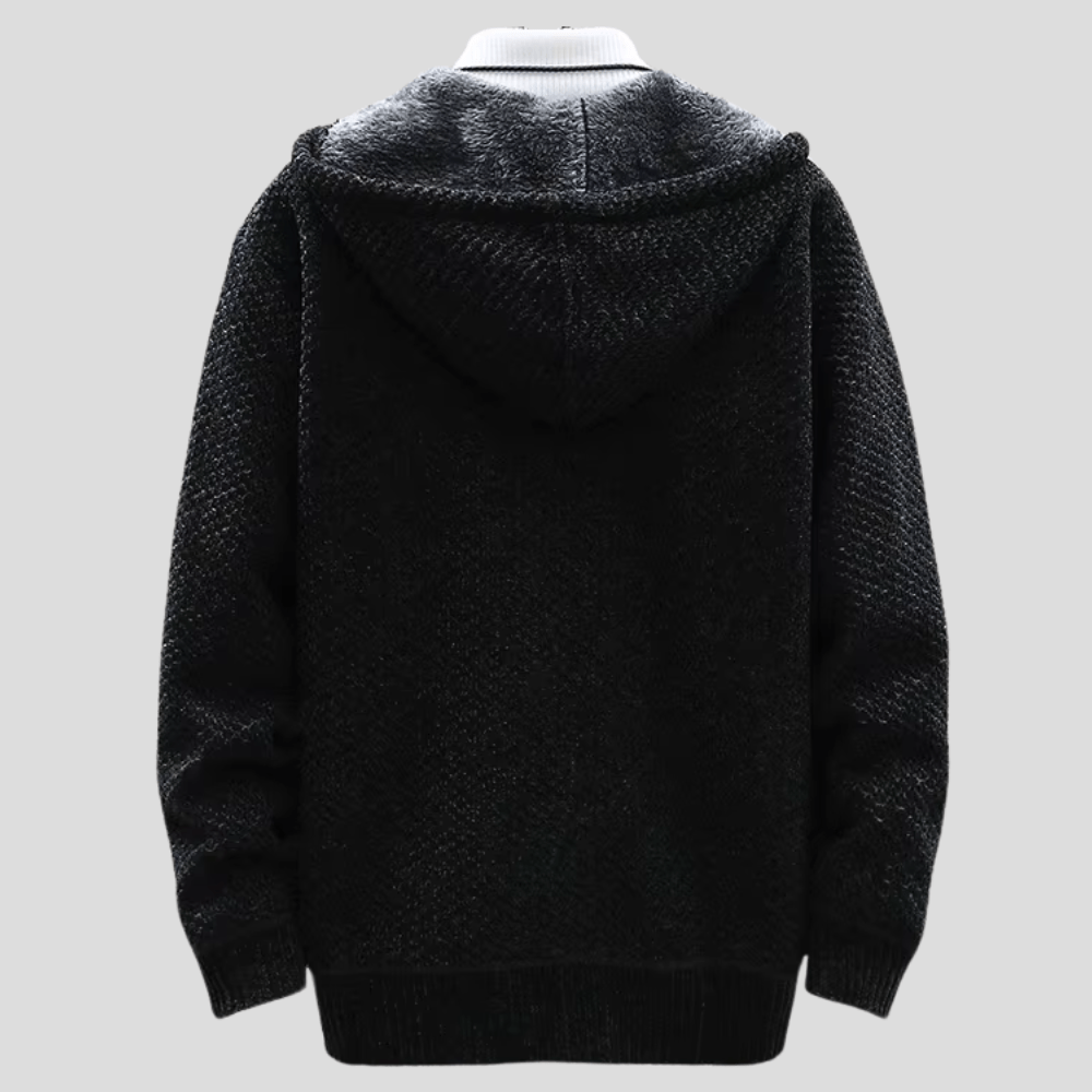 Warner - Knit Hoodie Sweatshirt