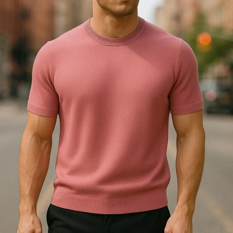 Auro – Men's Cashmere-Style T-Shirt