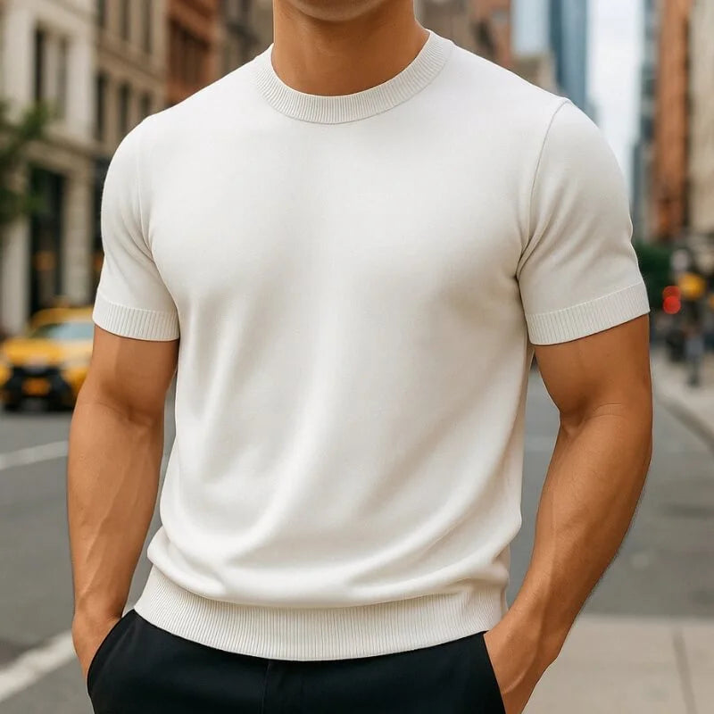 Auro – Men's Cashmere-Style T-Shirt