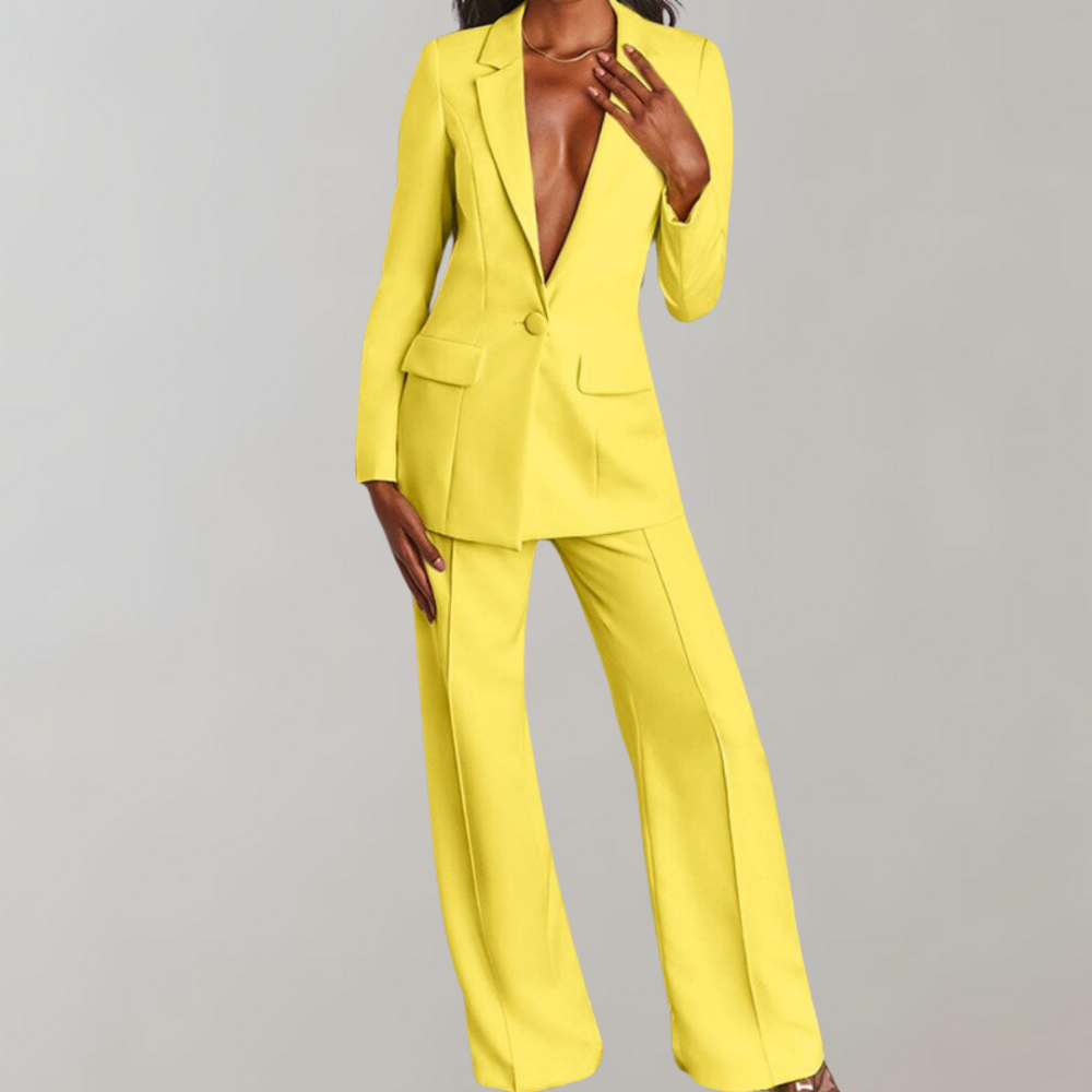 Gretel™ - Elegant Two-Piece Set: Blazer and Trousers