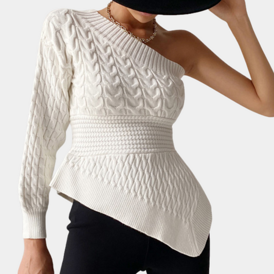 Kaia™ - Knit Top with One Shoulder