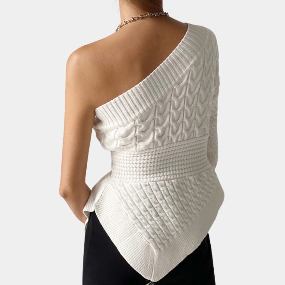 Kaia™ - Knit Top with One Shoulder